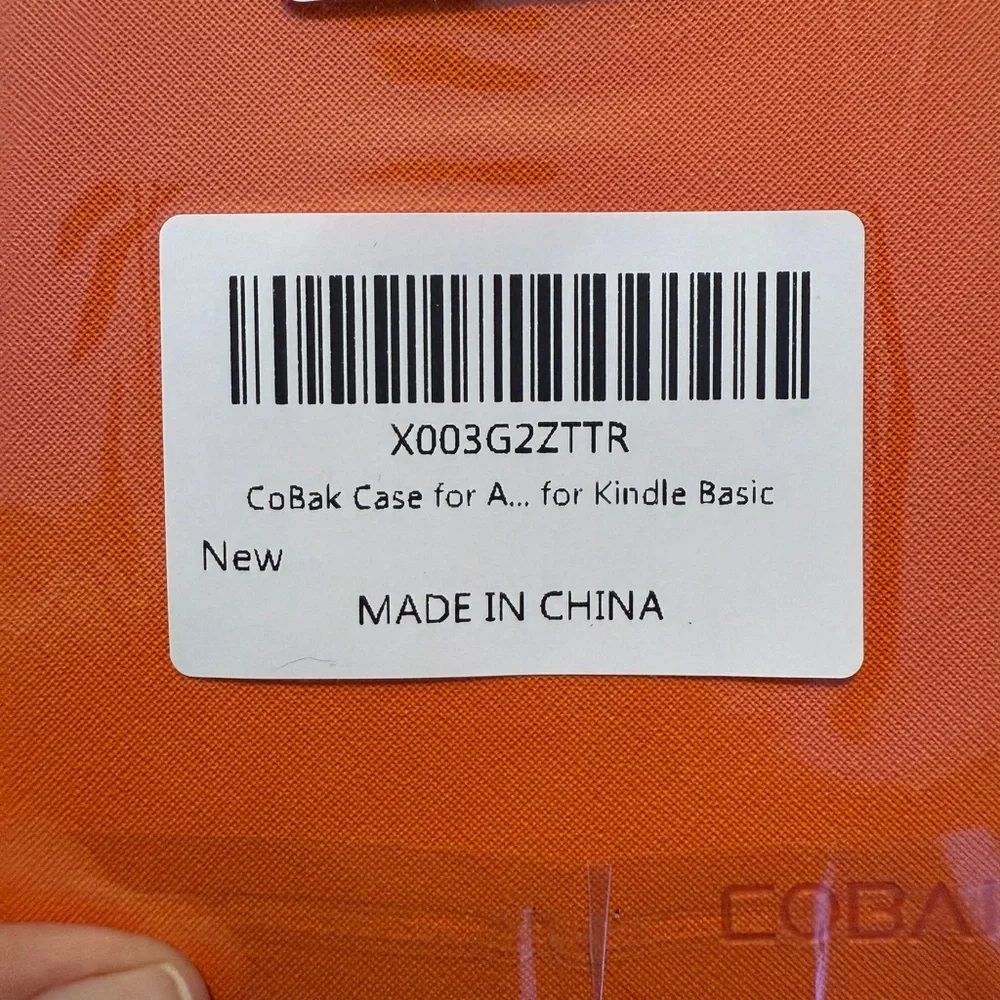 Orange and Black case for Kindle basic